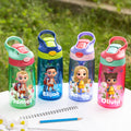 Botella de agua para niños de 16 oz con nombre Actividades al aire libre Cumpleaños Vuelta al cole Regalo para niños Niñas
