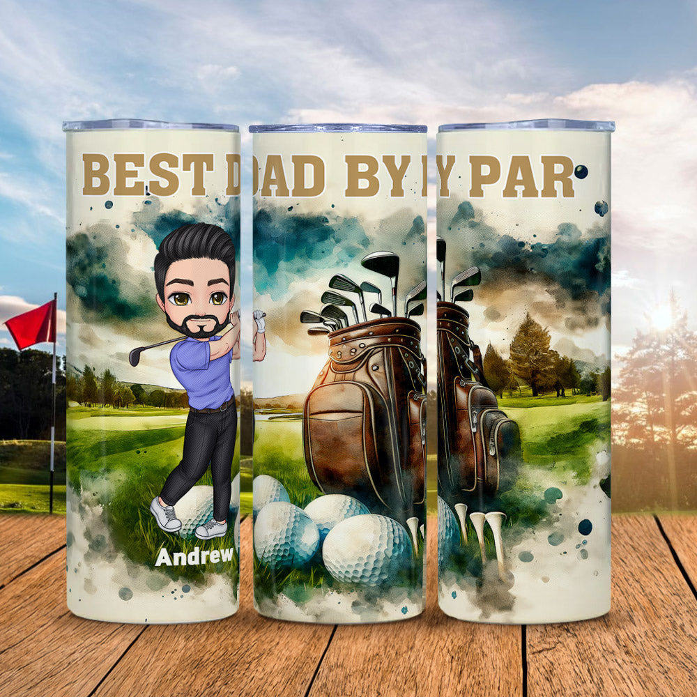 Vaso de golf personalizado con nombre y pajita Accesorio deportivo Regalo de cumpleaños para amantes del golf