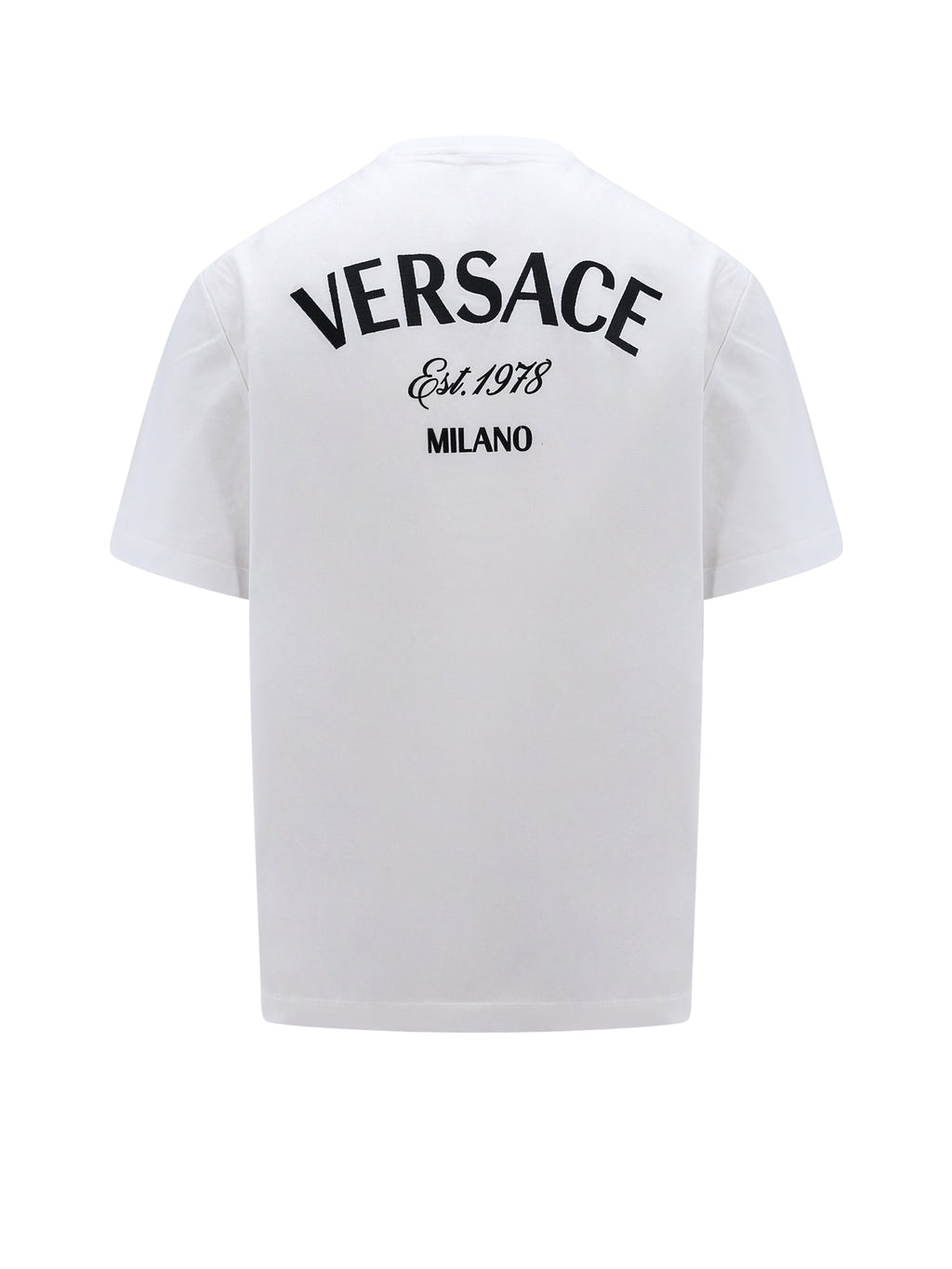 Versace T-shirts and Polos White Cotone