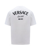Versace T-shirts and Polos White Cotone