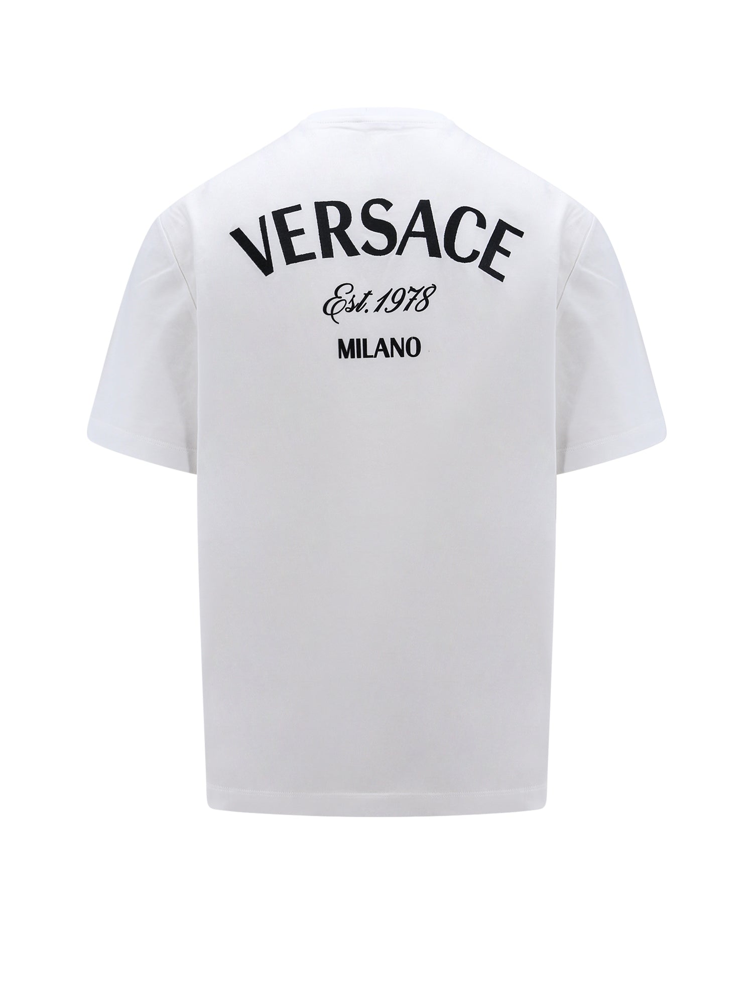 Versace T-shirts and Polos White Cotone