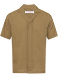 Orlebar Brown Maitan Shirt — olive green
