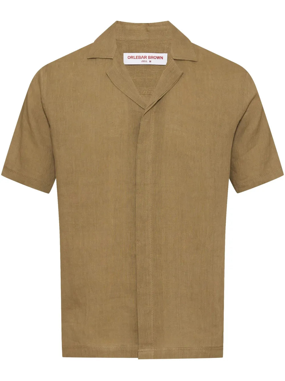 Orlebar Brown Maitan Shirt — olive green