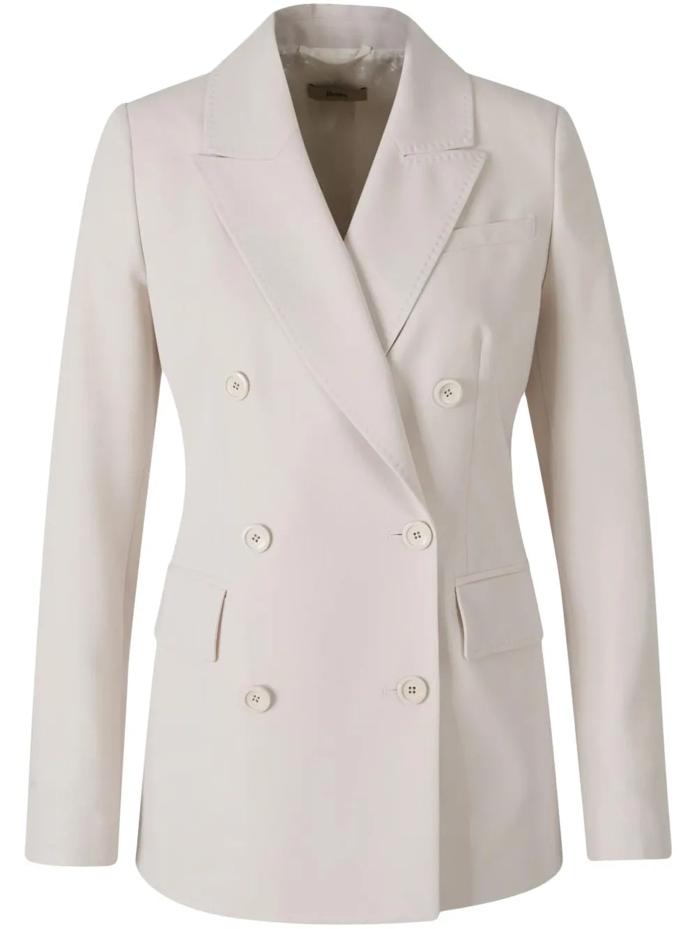 Herno Double-Breasted Blazer — White