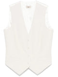 Herno Logo-Jacquard Vest — White