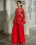 Noci Peplum Set By KYNAH, Luxury Indian Fashion & Bridal Wear