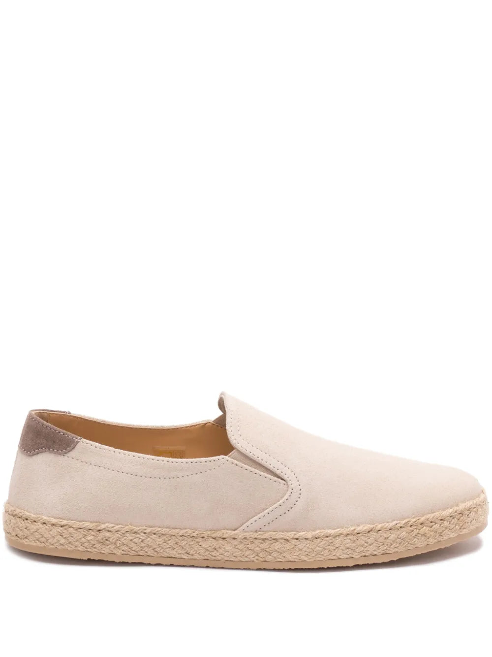 Brunello Cucinelli Suede Espadrille — Beige