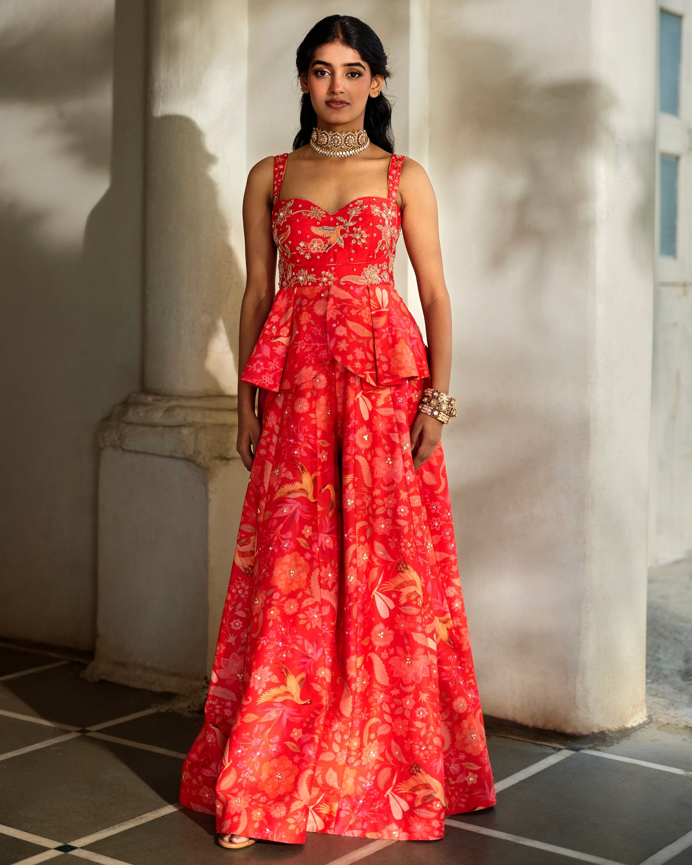 Nyx Peplum Set By KYNAH, Luxury Indian Fashion & Bridal Wear