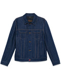 Kiton Indigo Denim Jacket — Blue