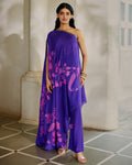 Grape Calla Dress Set By KYNAH, Luxury Indian Fashion & Bridal Wear