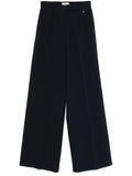 Herno Wide-Leg Trousers — Navy