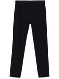 Eleventy Tapered Wool Trousers — Black