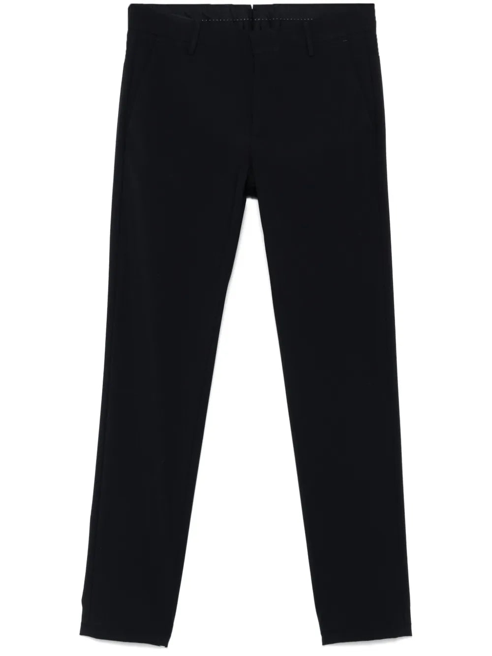 Eleventy Tapered Wool Trousers — Black