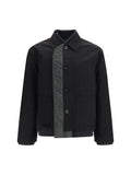 Sacai Nylon Ripstop Twill Bomber Jacket — Black