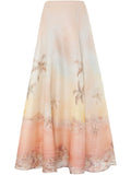 Zimmermann Illuminate Skirt — Beige