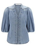 Zimmermann Blouse — Blue