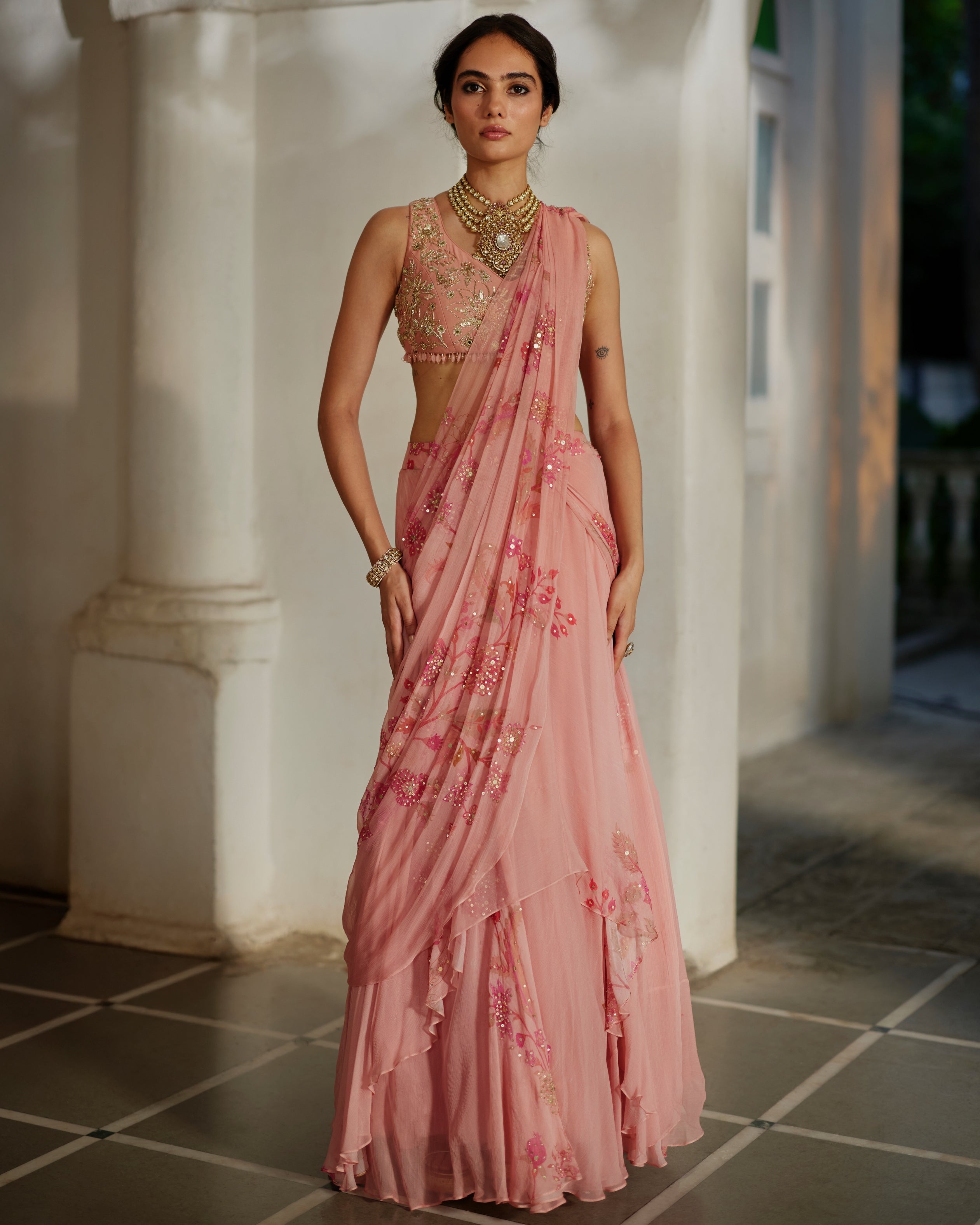Kiri Sari Set By KYNAH, Luxury Indian Fashion & Bridal Wear