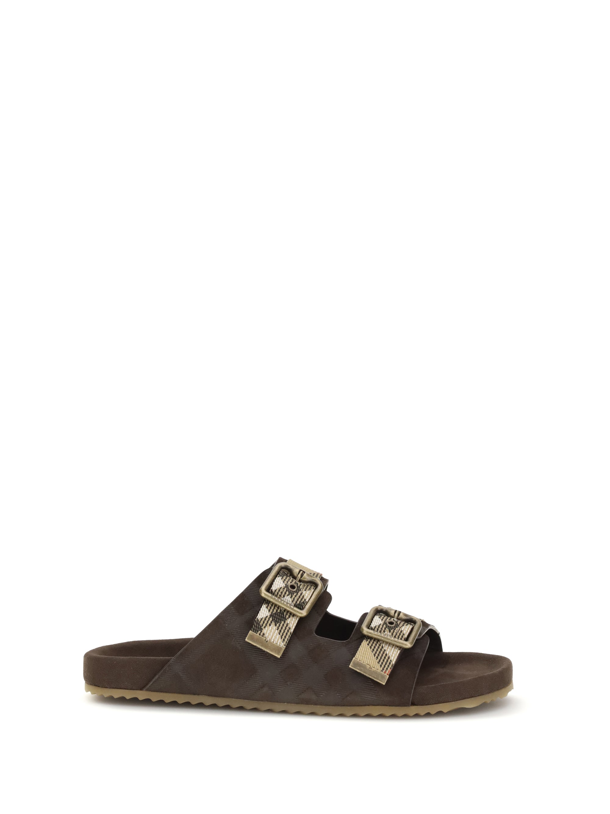 Burberry Urchin Sandals — Brown