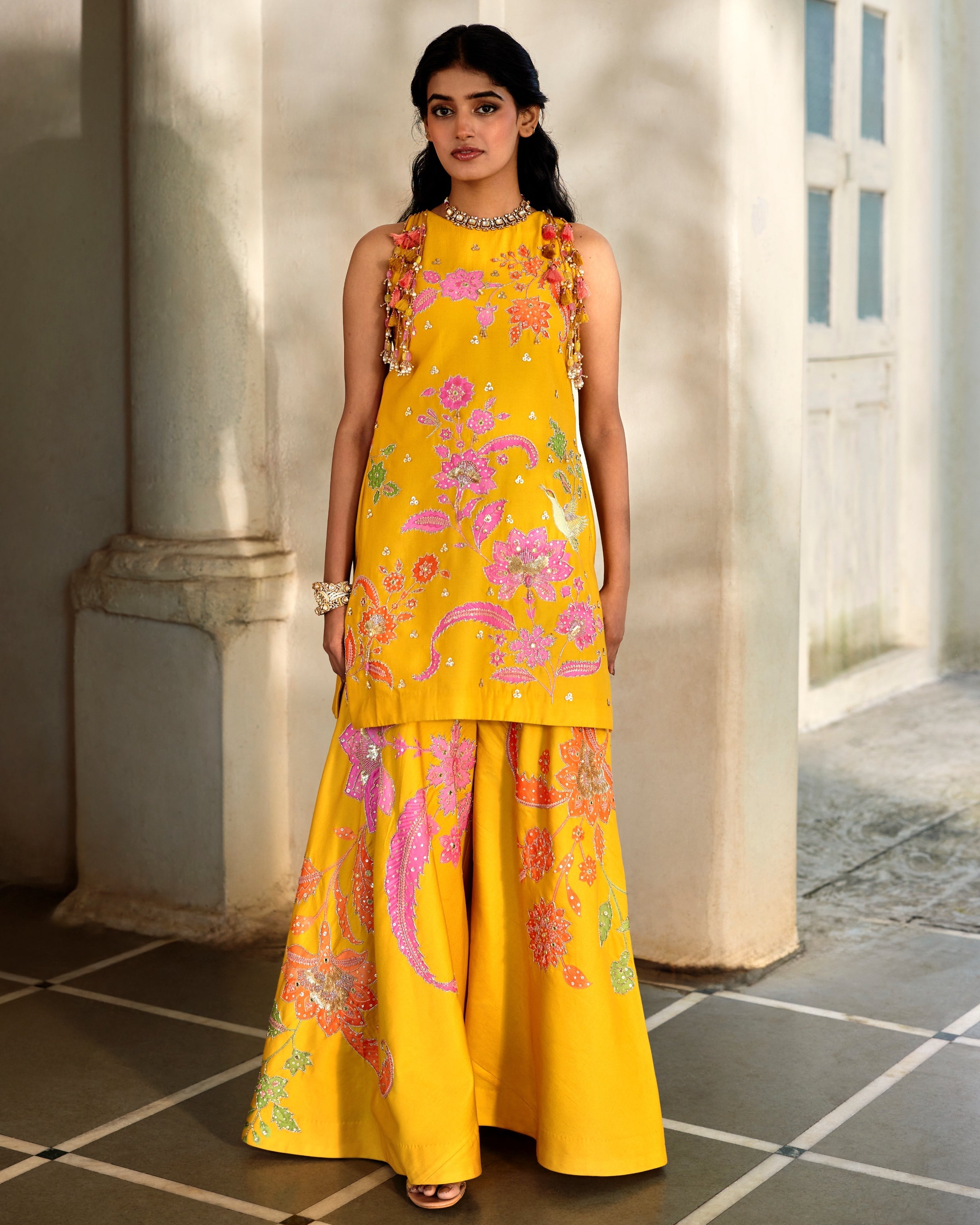 Honey Halo Set By KYNAH, Luxury Indian Fashion & Bridal Wear