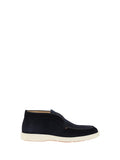 Santoni Desert Sneaker — Navy