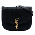 Medium Croc Embossed Nubuck Monogram Kaia Crossbody
