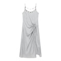 Silver Charm Slip Dress