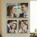 Fotos personalizadas Impresiones en lienzo Decoración moderna para el hogar Set de 3 Envío desde EE.UU. Regalo de boda para recién casados