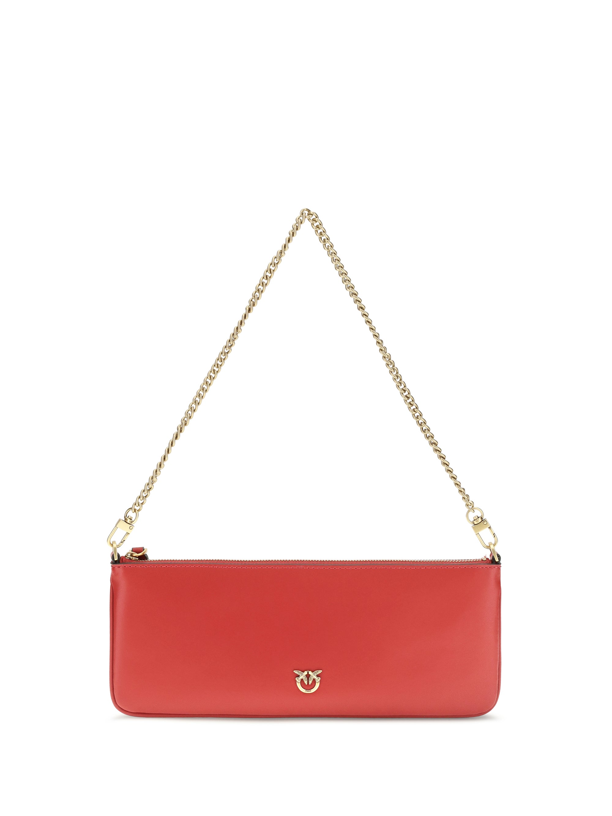 Pinko Horizontal Shoulder Bag — Red