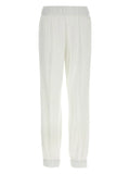 Herno Logo-Plaque Track Pants — White