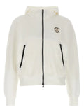 Brunello Cucinelli Logo-Patch Hoodie — White