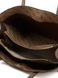 Guess Logo-Jacquard Tote Bag — Beige
