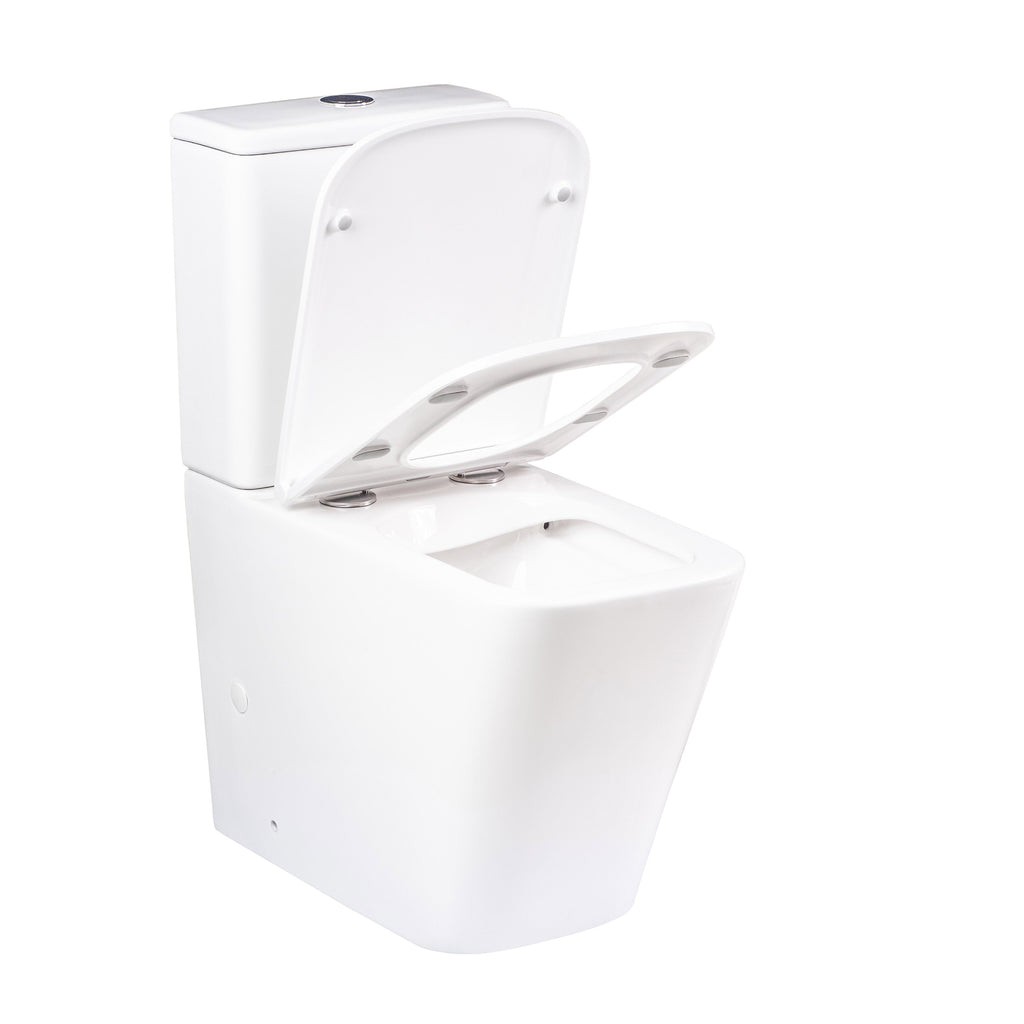 BATHME B000328 FUSSION Inodoro Rimless Completo Blanco