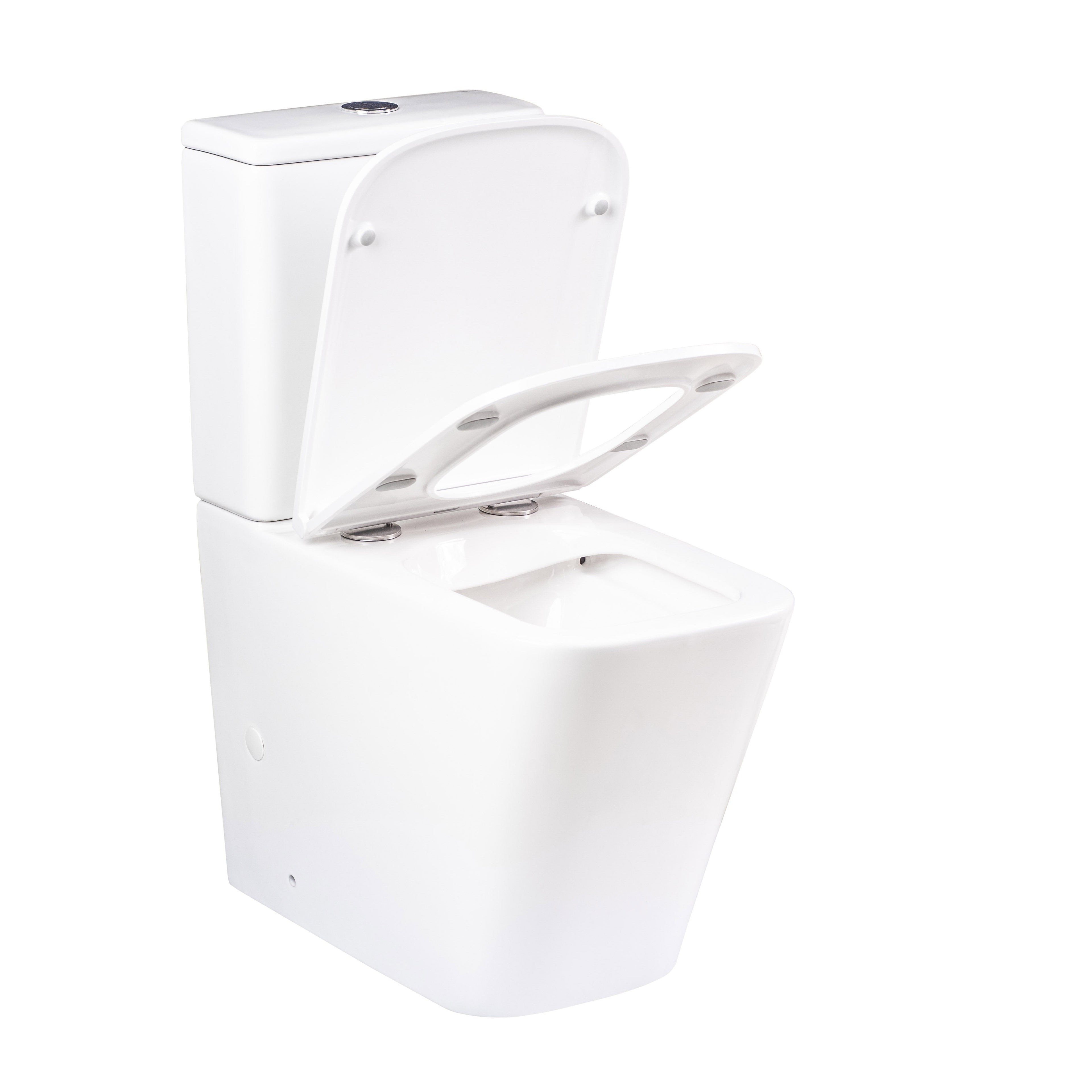 BATHME B000328 FUSSION Inodoro Rimless Completo Blanco