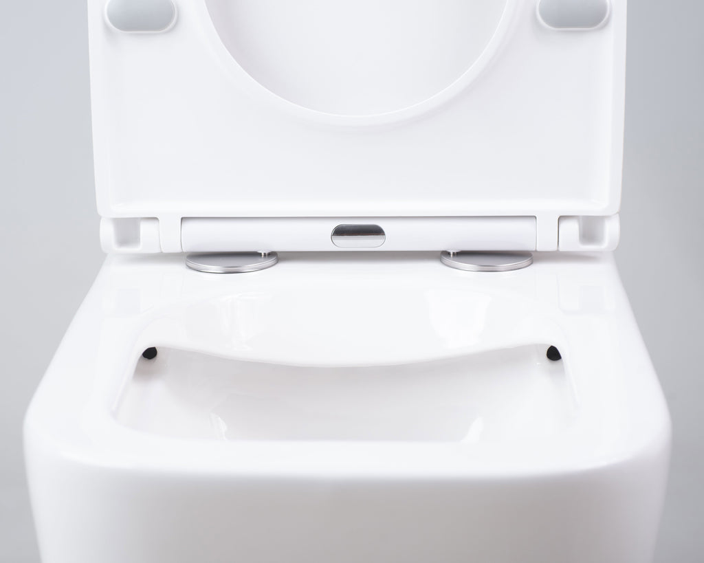 BATHME B000328 FUSSION Inodoro Rimless Completo Blanco