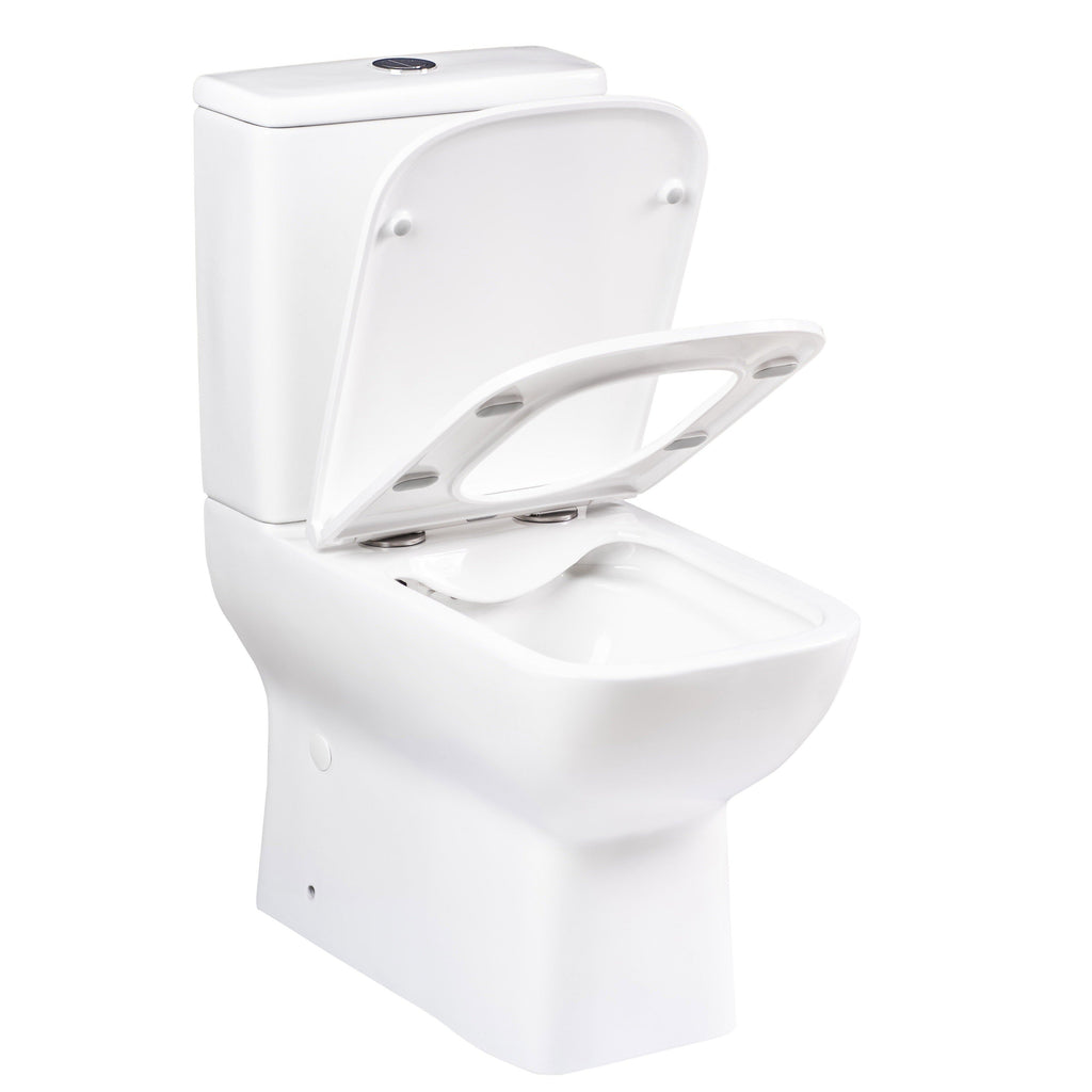BATHME B010272 CITY Inodoro Rimless Completo Blanco