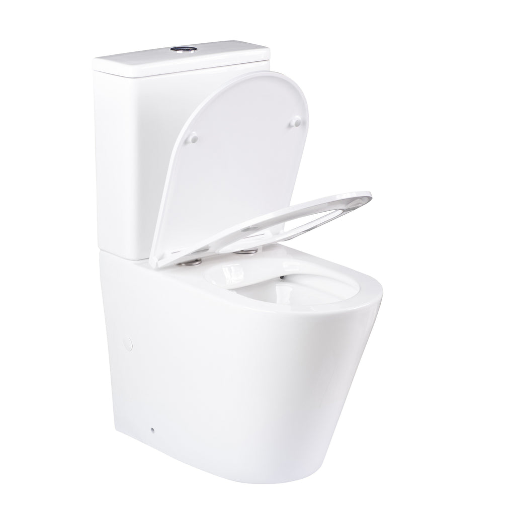 BATHME B009382 ELEGANCE Inodoro Rimless Completo Blanco