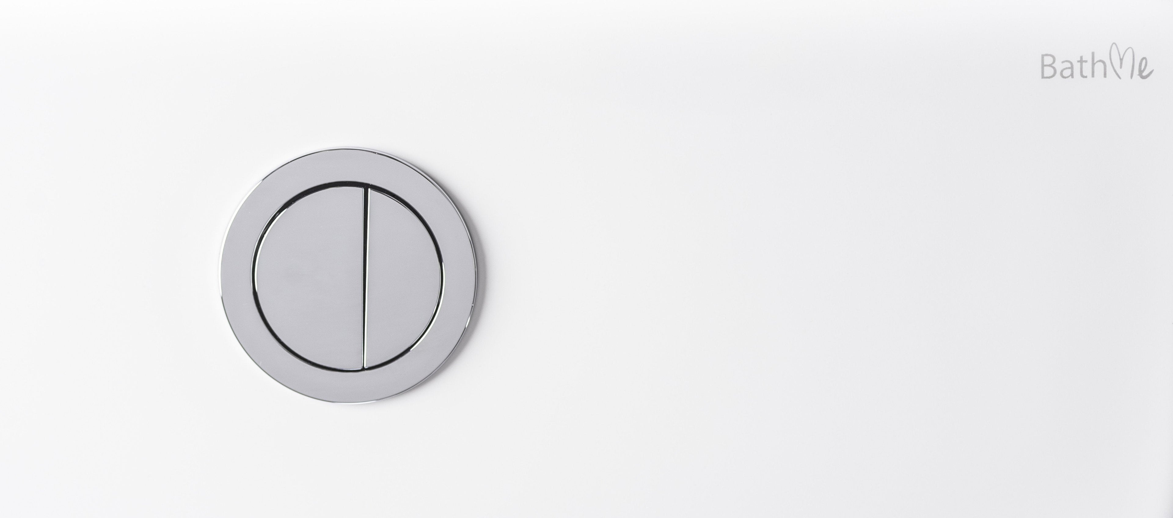 BATHME B000328 FUSSION Inodoro Rimless Completo Blanco