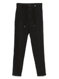 Myths Drawstring-Waist Trousers — Black