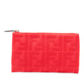 Zucca Embroidered Canvas Zip Pouch