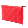 Zucca Embroidered Canvas Zip Pouch