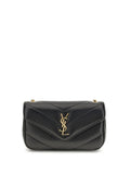 Saint Laurent Lou Mini Shoulder Bag — Black