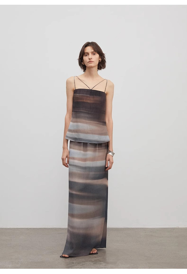 Above the Flying Clouds Heavy High-density Silk Luxury High-end Skirt for Women