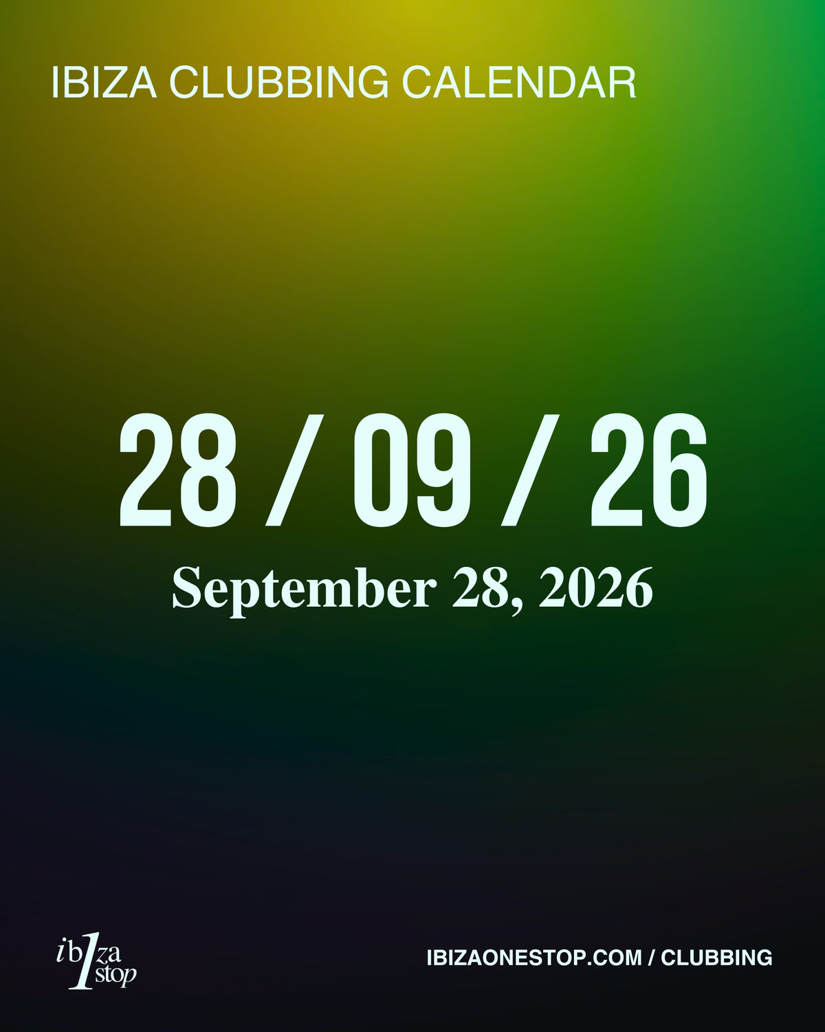 September 28, 2026 Ibiza Parties at UNVRS, Ushuaïa, Hï Ibiza, Pacha, Amnesia, DC-10, Chinois & More: Armin van Buuren, David Guetta, Sonny Fodera, Francis Mercier, Circoloco & More