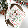 Muñeco de nieve personalizado Reno Bastón de caramelo Papel de envolver con nombre Navidad DIY Craft Embalaje Regalo para la familia Niños