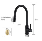 BATHME K2000 KITCHENME Grifo Inteligente Fregadero Sensor Táctil Cromo