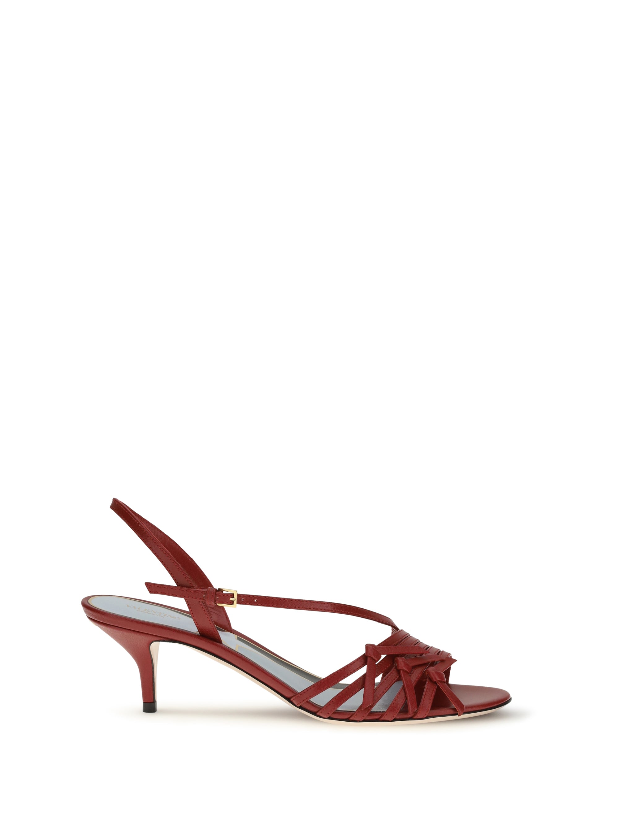 Valentino Garavani Nodine Sandals — Red