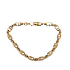 Gold Plated CD Logo Chain Link Bracelet