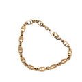 Gold Plated CD Logo Chain Link Bracelet