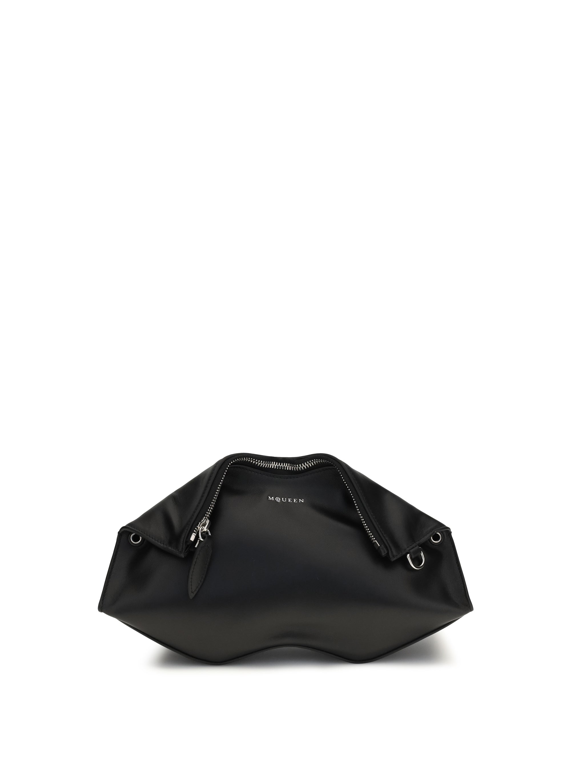Cartera de mano Manta de Alexander McQueen — Negra