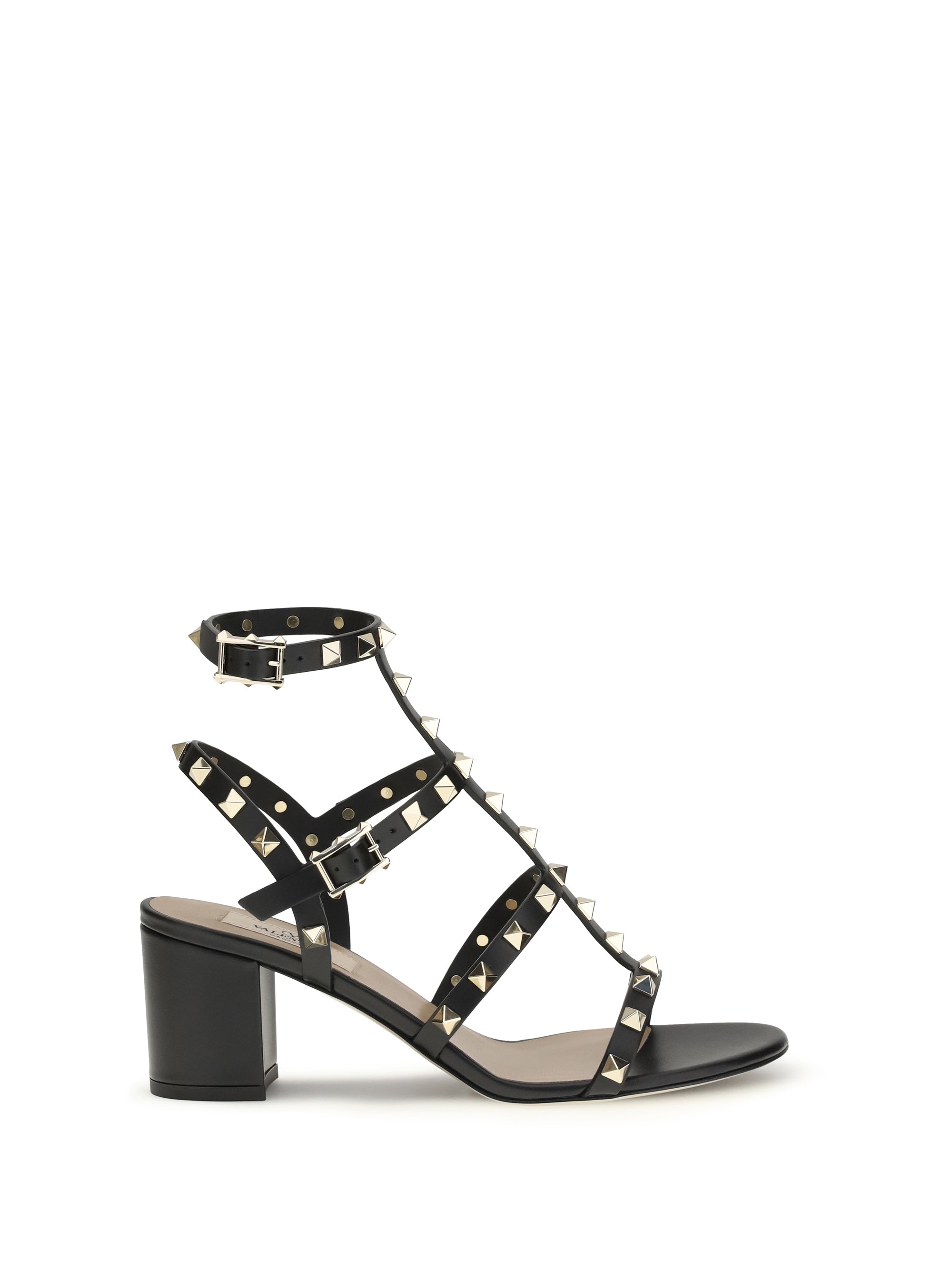 Valentino Garavani Rockstud Sandals — Black